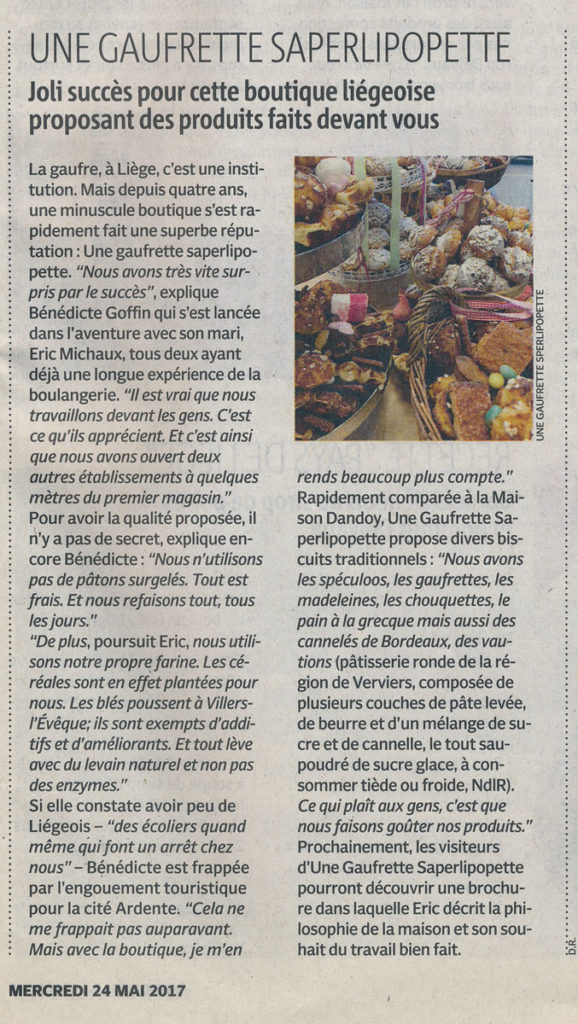 Coupure de Presse La_Libre_Belgique